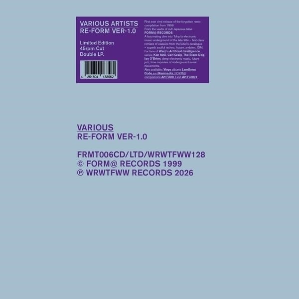 CD Shop - VARIOUS ARTISTS RE-FORM VER-1.0