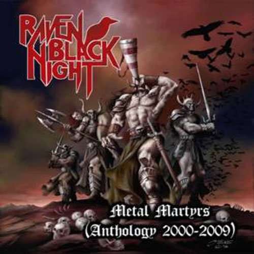CD Shop - RAVEN BLACK NIGHT METAL MARTYRS (ANTHOLO...