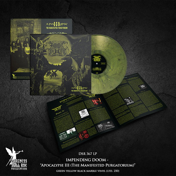 CD Shop - IMPENDING DOOM APOCALYPSE III (THE MANIFESTED PURGATORIUM) GREEN YELLOW BLACK