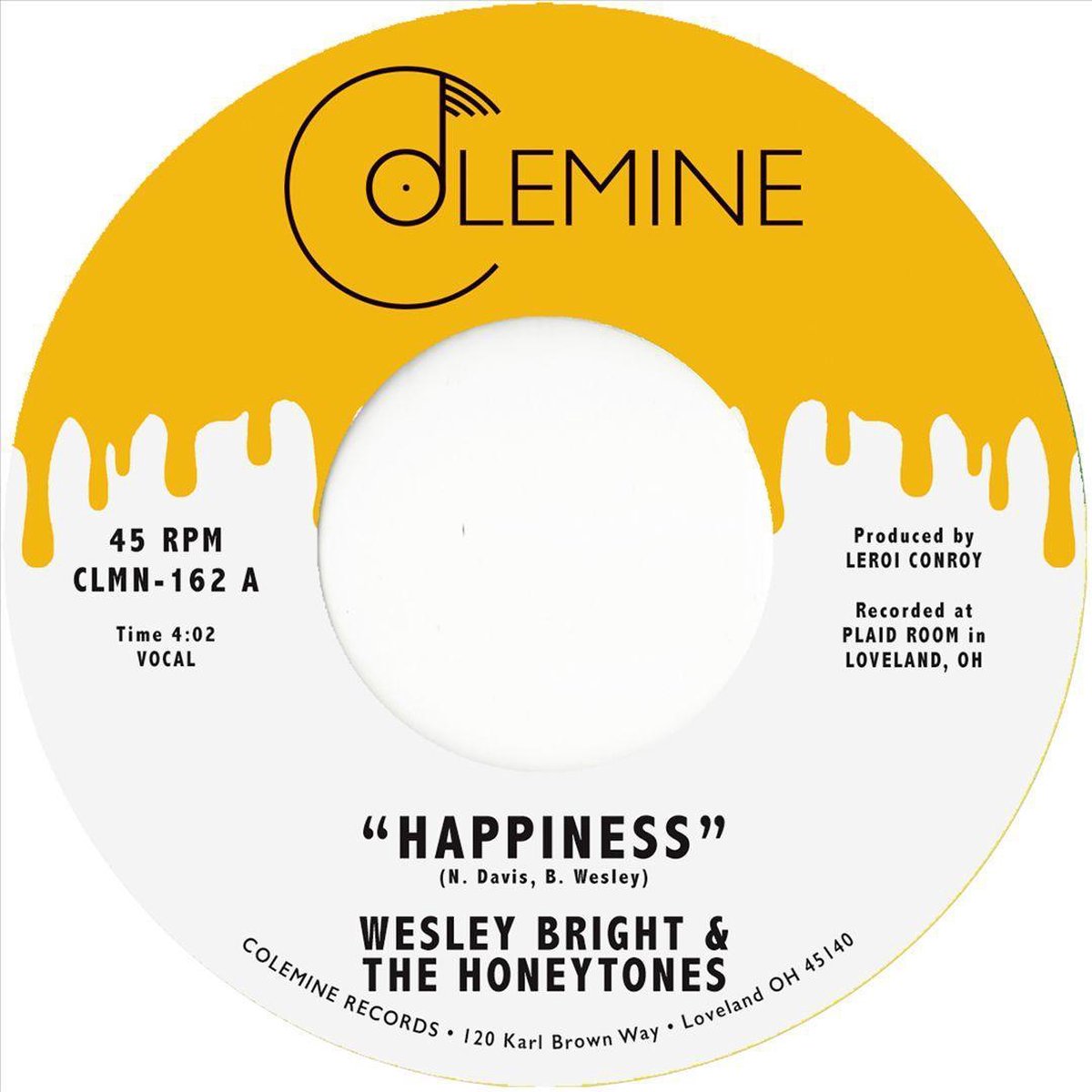 CD Shop - WESLEY & THE HONEYTONES BRIGHT HAPPINESS