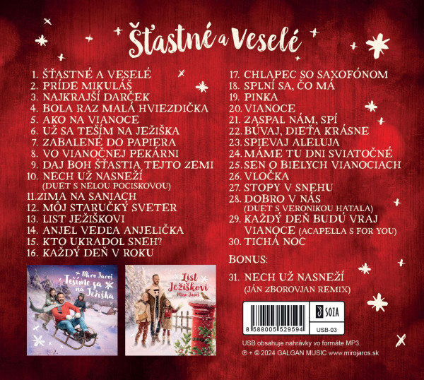 CD Shop - JAROS MIRO: Stastne a Vesele (USB)