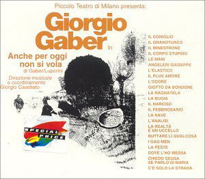 CD Shop - GIORGIO GABER ANCHE PER OGGI NON SI ...