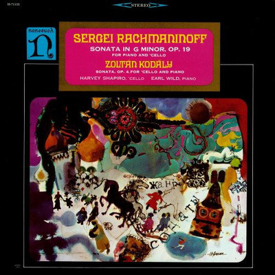 CD Shop - RACHMANINOV KODALY SONATE CELLO REGER