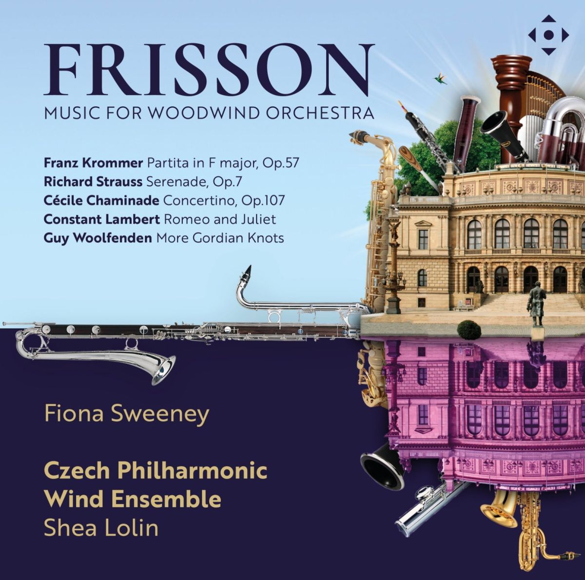 CD Shop - FRANZ KROMMER FRISSON: MUSIC FOR WOODWIND ORCHESTRA
