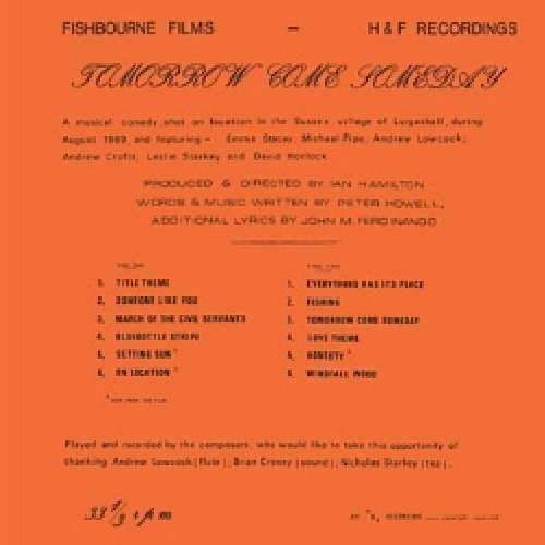 CD Shop - PETER & JOHN FERDINANDO HOWELL TOMORROW COME SOMEDAY