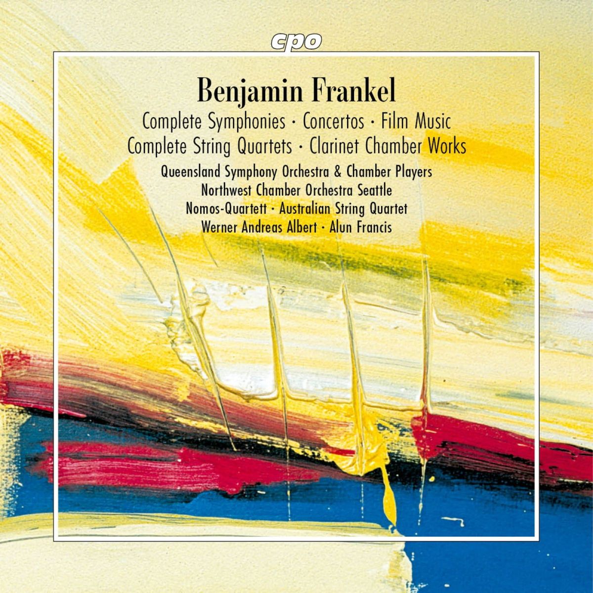 CD Shop - QUEENSLAND SYMPHONY ORCHESTRA & CHAMBER PLAYERS BENJAMIN FRANKEL EDITION