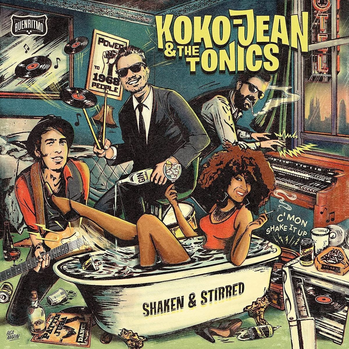 CD Shop - KOKO-JEAN & THE TONICS SHAKEN & STIRRED