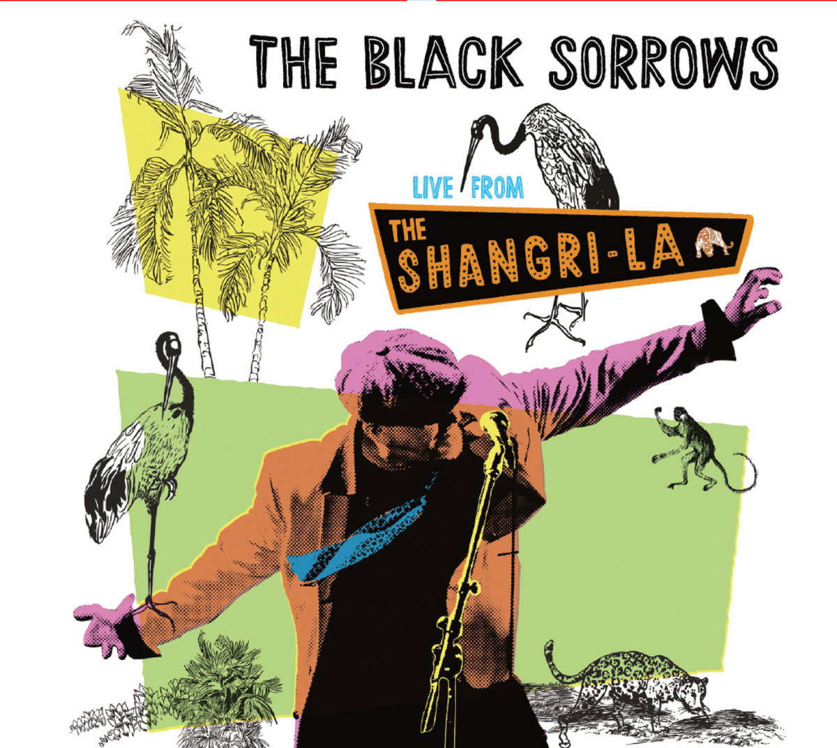 CD Shop - THE BLACK SORROWS LIVE FROM THE SHANGRI LA