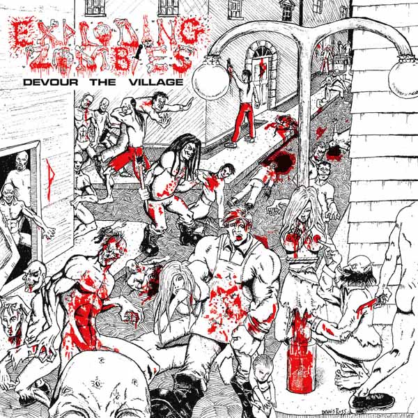 CD Shop - EXPLODING ZOMBIES DEVOUR THE VILLAGE