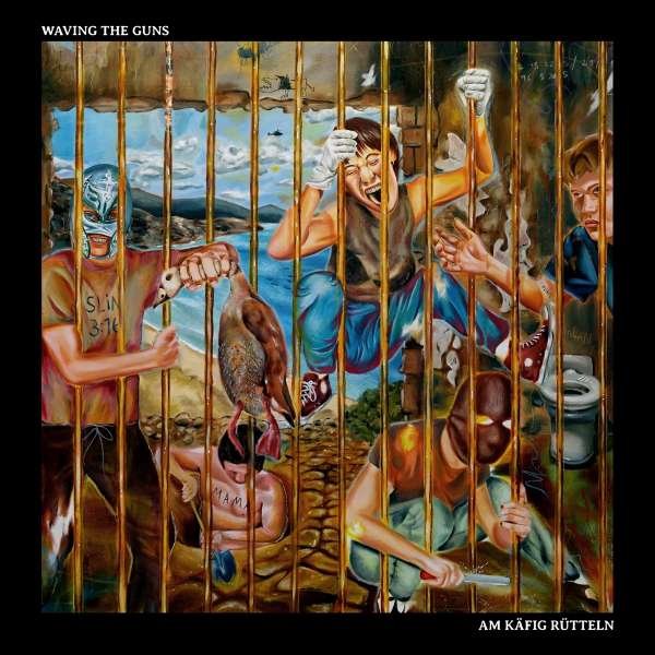 CD Shop - WAVING THE GUNS AM KAFIG RUTTELN