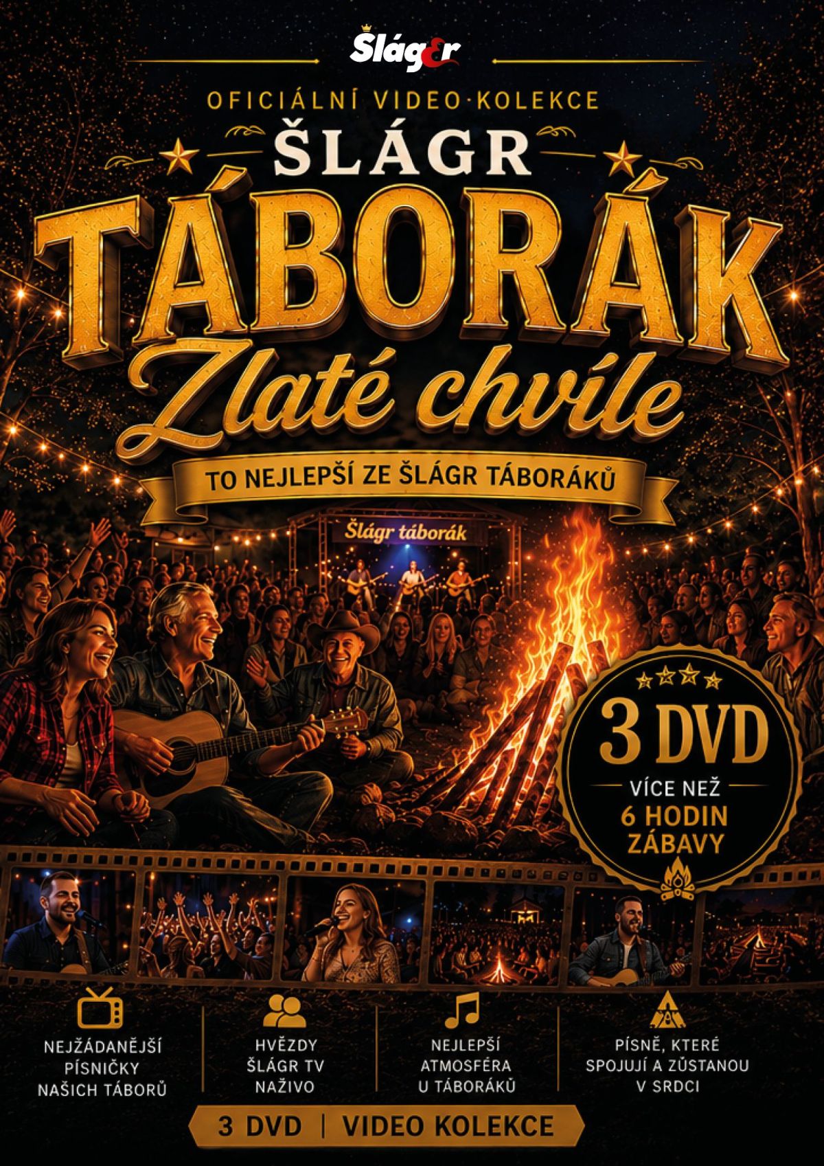 CD Shop - VARIOUS Šlágr Táborák / Zlaté Chvíle (3Dvd)
