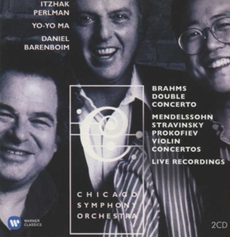 CD Shop - PERLMAN, ITZHAK/CHICAGO SYMPHONY ORCHESTRA/DANIEL BARENBOIM ERATO & TELDEC RECORDINGS