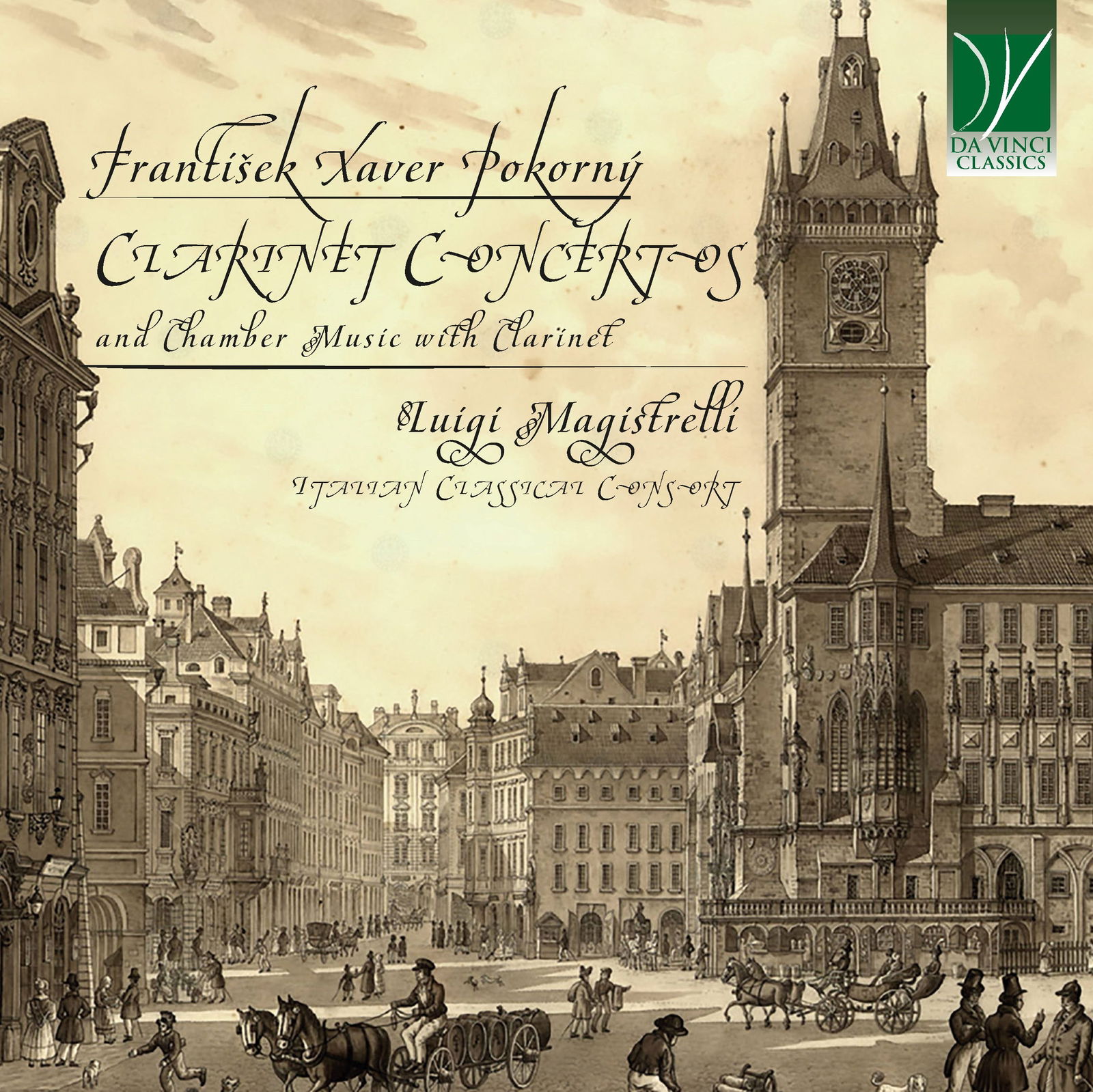 CD Shop - LUIGI MAGISTRELLI,ITALIAN CLASSICAL CONSORT F.X. POKORNI: CLARINET...