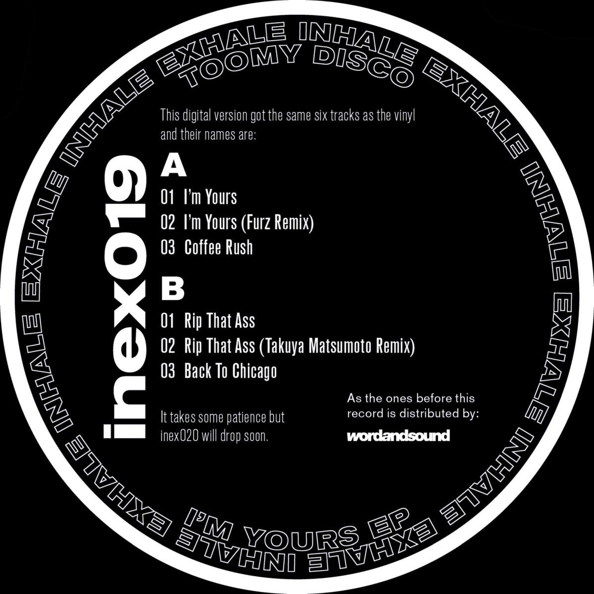 CD Shop - TOOMY DISCO I\