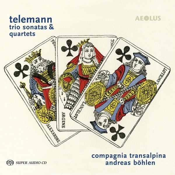 CD Shop - COMPAGNIA TRANSALPINA TELEMANN: TRIO SONATAS...
