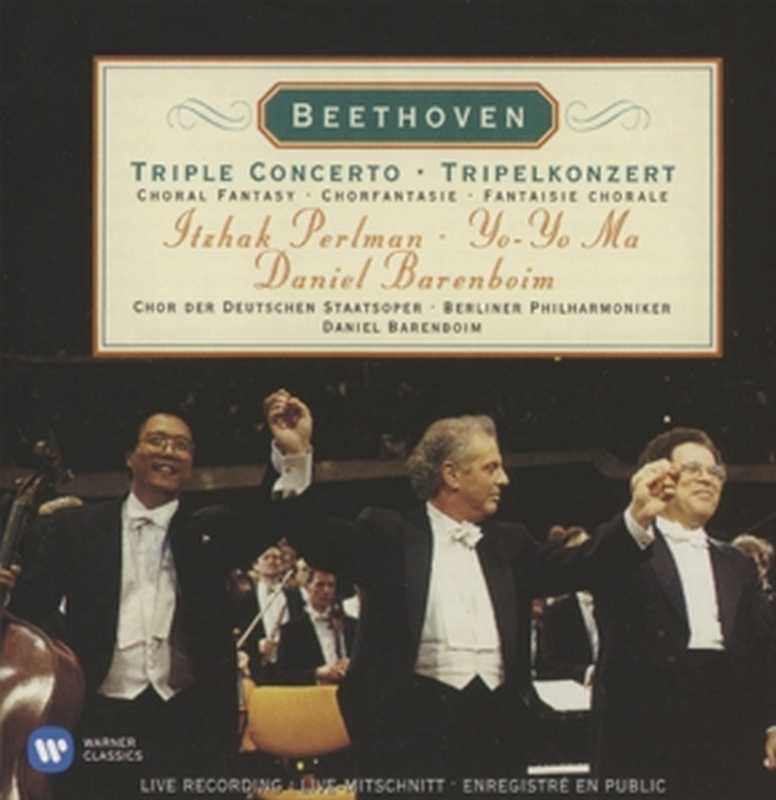CD Shop - PERLMAN/YO-YO MA/BARENBOIM/BERLINER PHIL BEETHOVEN: TRIPLE CONCERTO