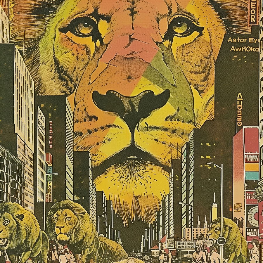 CD Shop - LIONS IN THE STREET MOVING ALONG