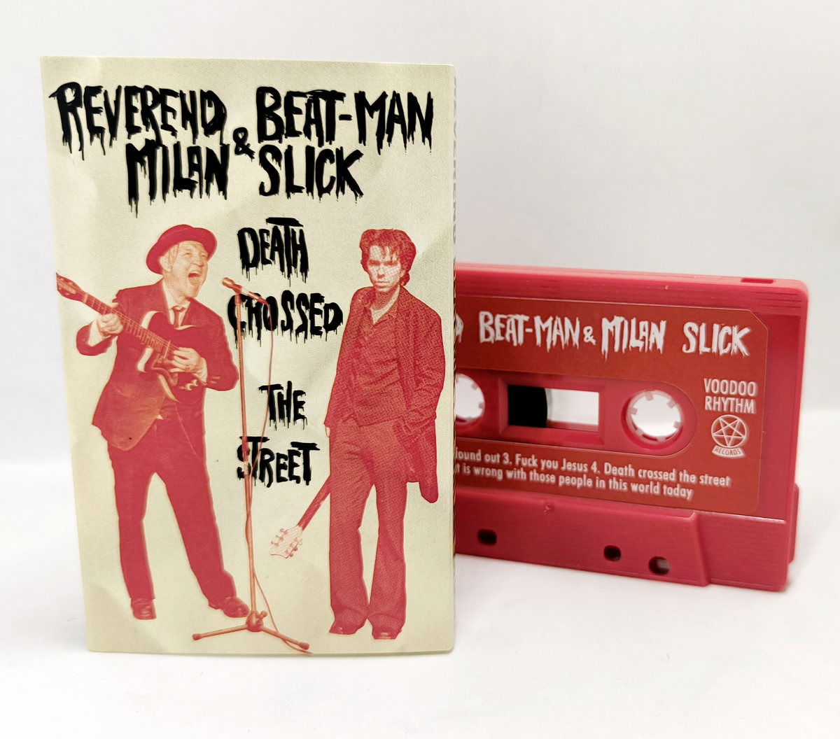 CD Shop - REVEREND BEAT-MAN & MILAN SLICK DEATH CROSSED THE STREET