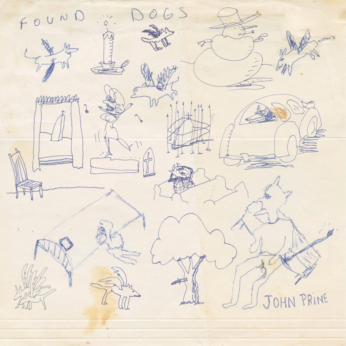 CD Shop - JOHN PRINE FOUND DOGS