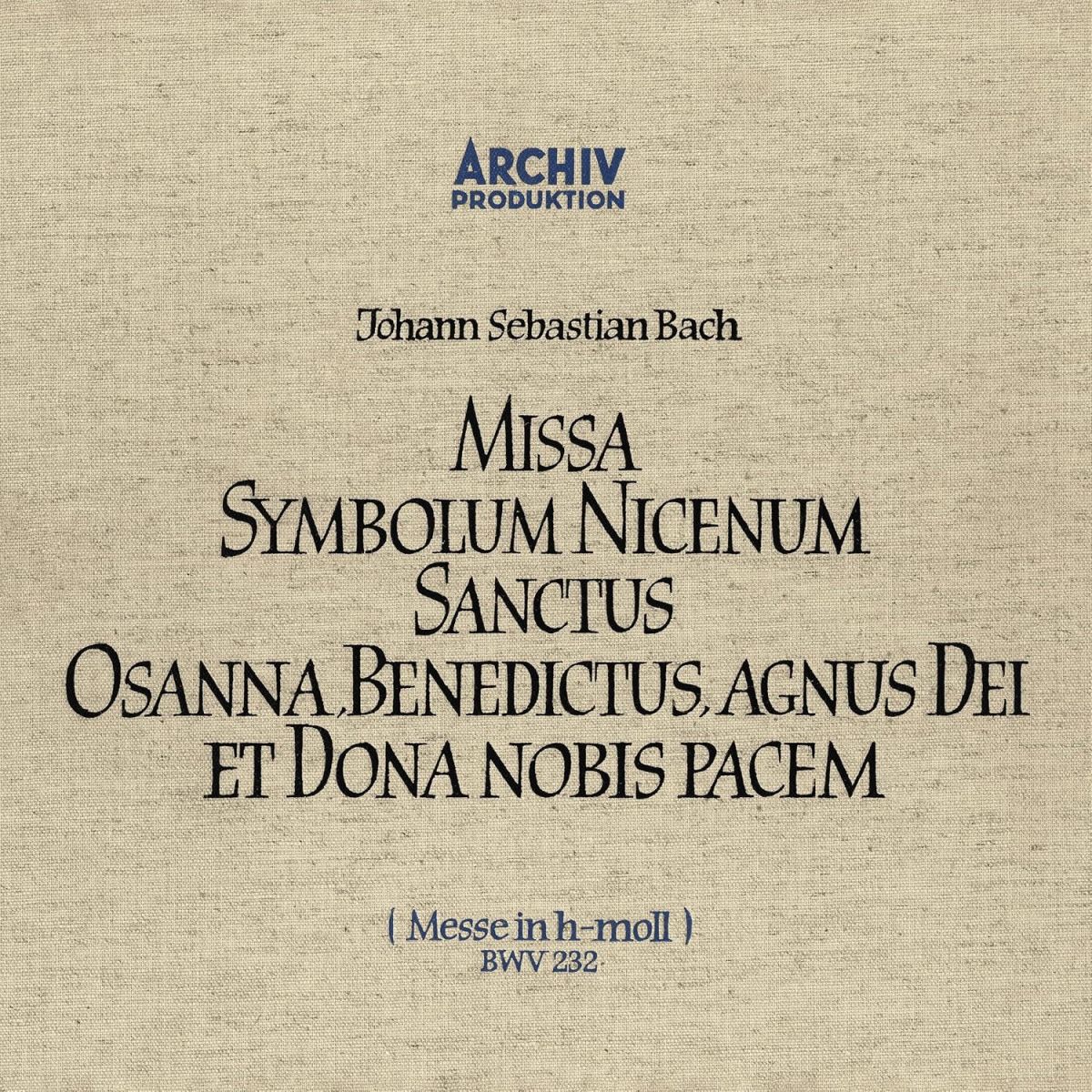 CD Shop - MUNCHENER BACH-ORCHESTER,KARL RICHTER J.S. BACH: MASS IN B MINOR, BWV 232