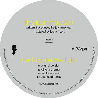 CD Shop - JUAN MACLEAN BRIGHTER THE LIGHT