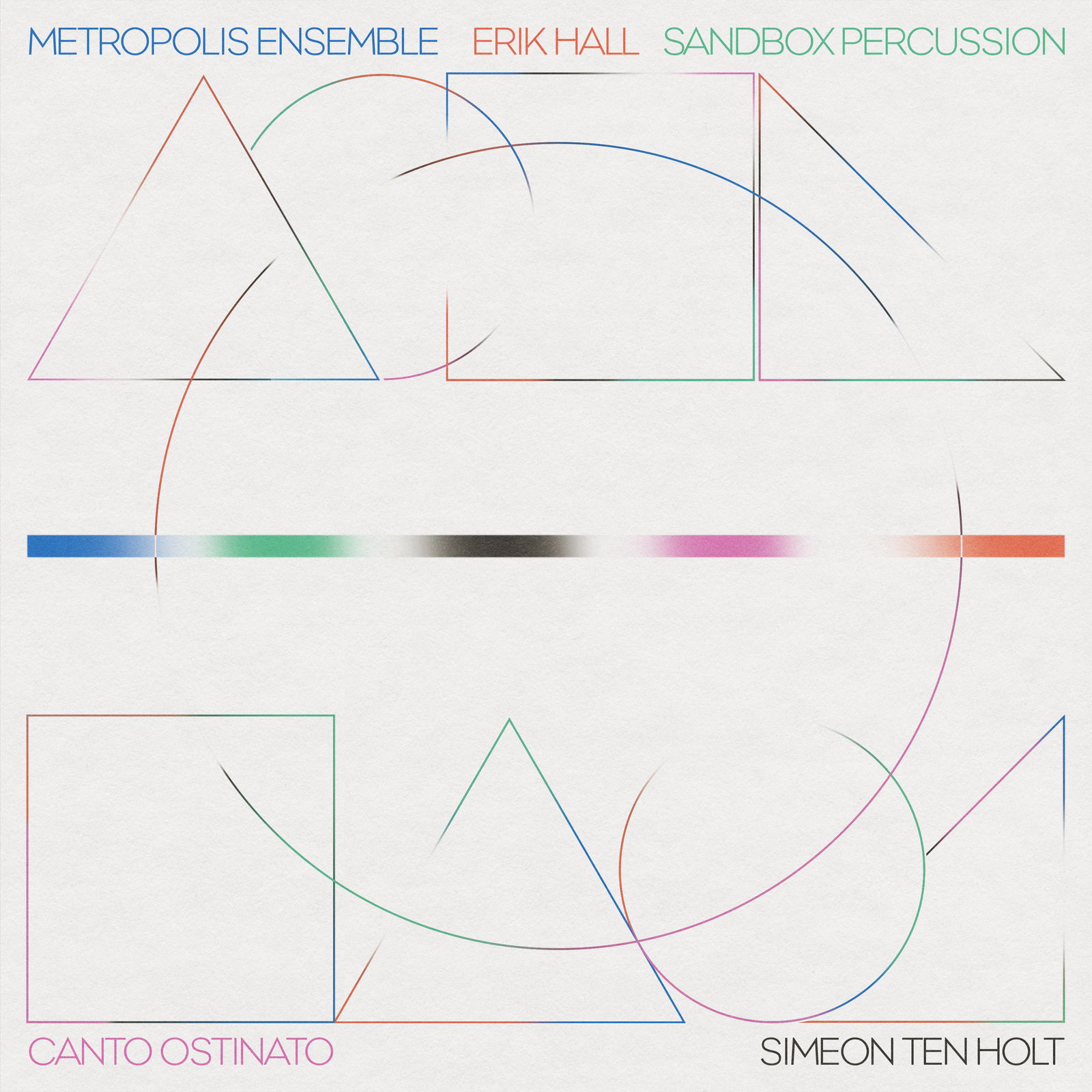 CD Shop - ERIK HALL,METROPOLIS ENSEMBLE,SANDBOX PERCUSSION CANTO OSTINATO