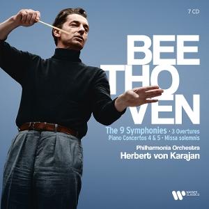 CD Shop - HERBERT VON KARAJAN,PHILHARMONIA ORCHESTRA,WALTER GIESEKING BEETHOVEN: THE 9 SYMPH...
