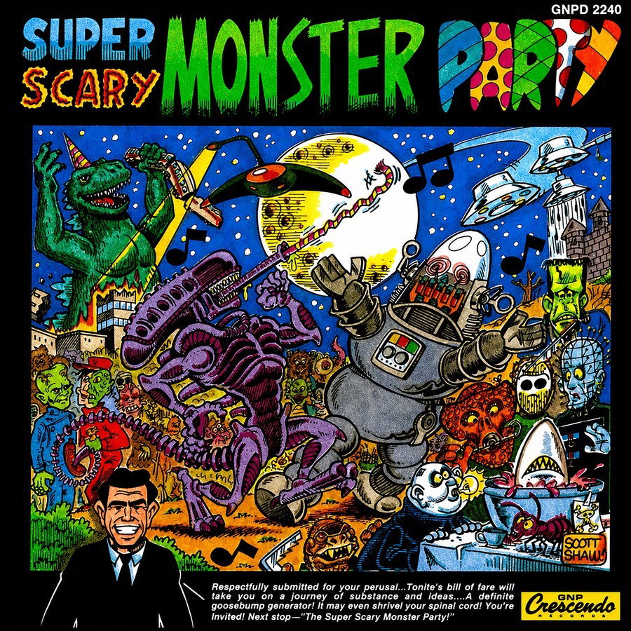 CD Shop - VARIOUS ARTISTS SUPER SCARY MONSTER PARTY: SPOOKY TV AND MOVIE THEMES