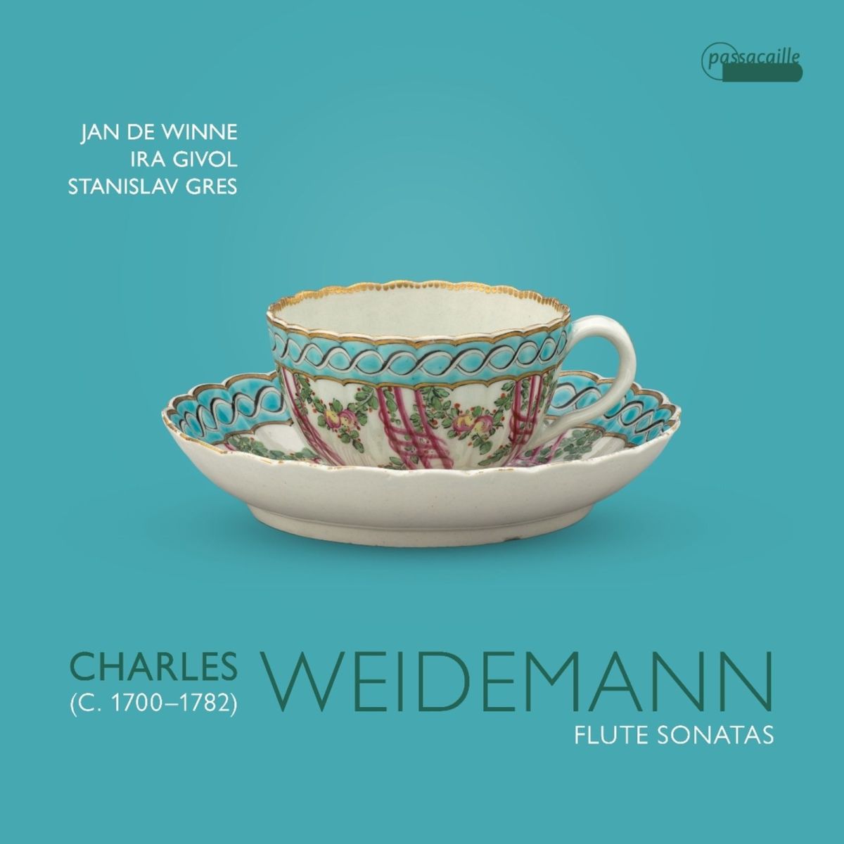 CD Shop - JAN DE WINNE CHARLES WEIDEMANN. FLUTE SONATAS.