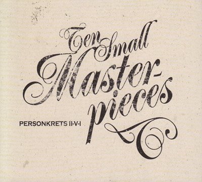 CD Shop - PERSONKRETS II-V-I TEN SMALL MASTERPIECES...