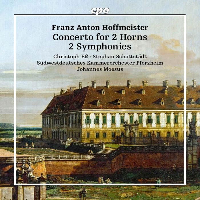 CD Shop - JOHANNES MOESUS,SUDWESTDEUTSCHES KAMMERORCHESTER PFORZHEIM HOFFMEISTER: CONCERTOS...