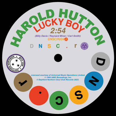 CD Shop - HAROLD & THE DELLS HUTTON LUCKY BOY/ THINKIN ABO...