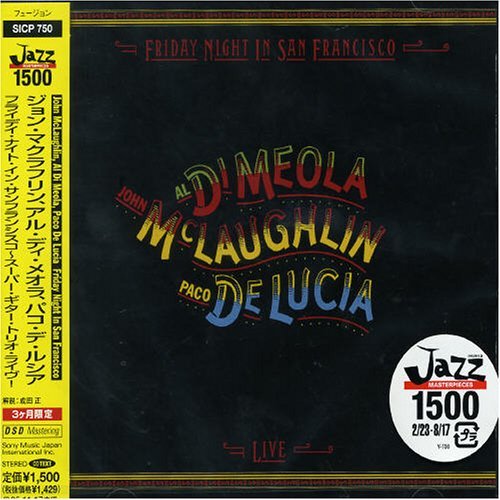 CD Shop - JOHN MCLAUGHLIN,AL DI MEOLA,PACO DE LUCIA FRIDAY NIGHT IN SAN FR...