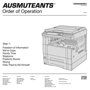 CD Shop - AUSMUTEANTS ORDER OF OPERATION