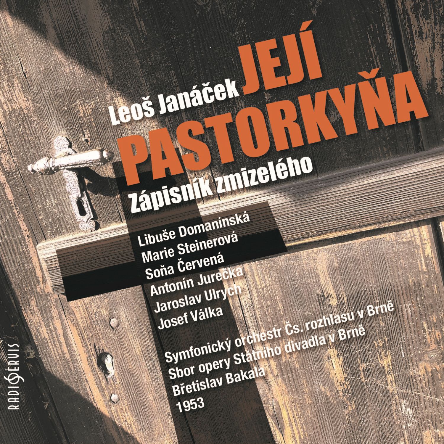 CD Shop - VARIOUS JANACEK: JEJI PASTORKYNA, ZAPISNIK ZMIZELEHO...