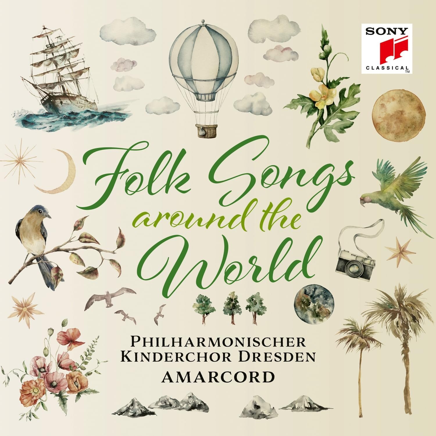CD Shop - PHILHARMONISCHER KINDERCHOR DRESDEN,AMARCORD FOLK SONGS - AROUND TH...