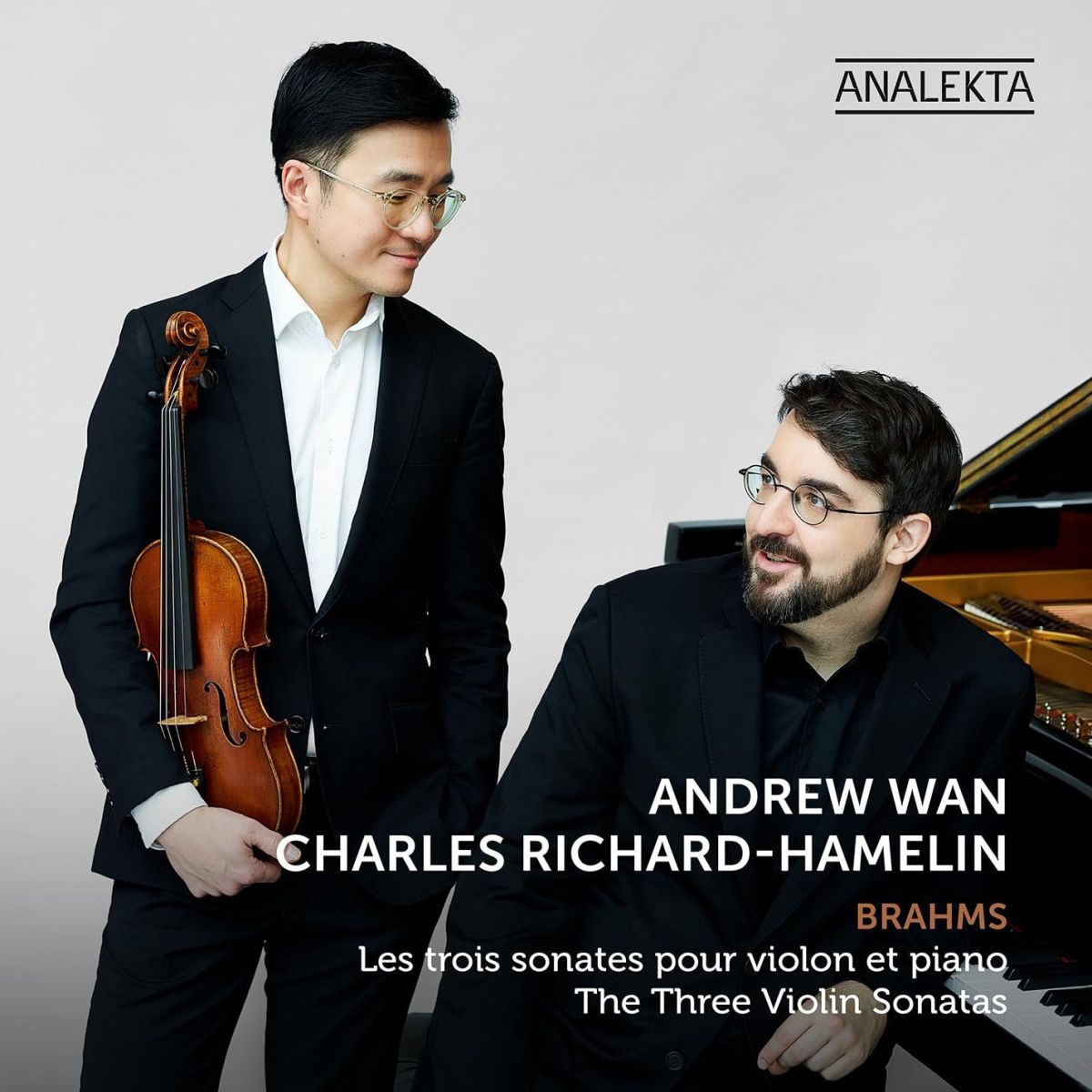 CD Shop - ANDREW WAN BRAHMS - THE THREE VIO...