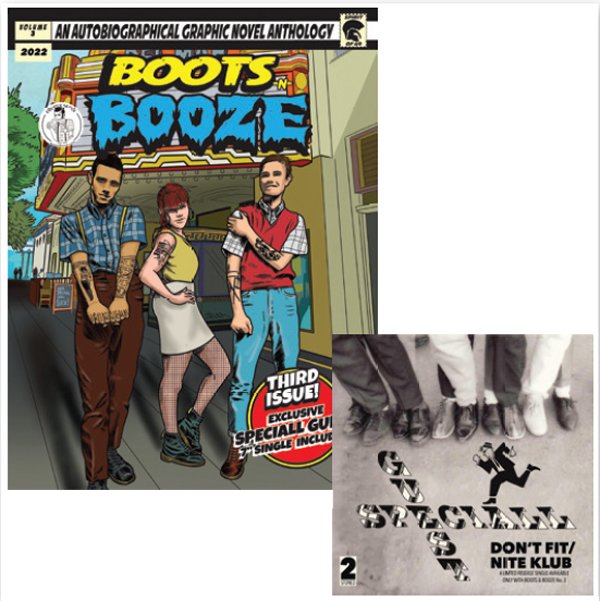 CD Shop - BOOTS N BOOZE (W 7-COMIC #3