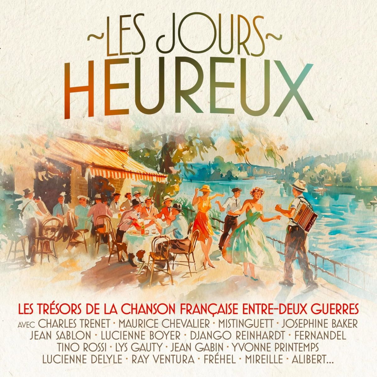 CD Shop - VARIOUS ARTISTS LES JOURS HEUREUX - LES TRESORS DE LA CHANSON FRANCAISE ENTR