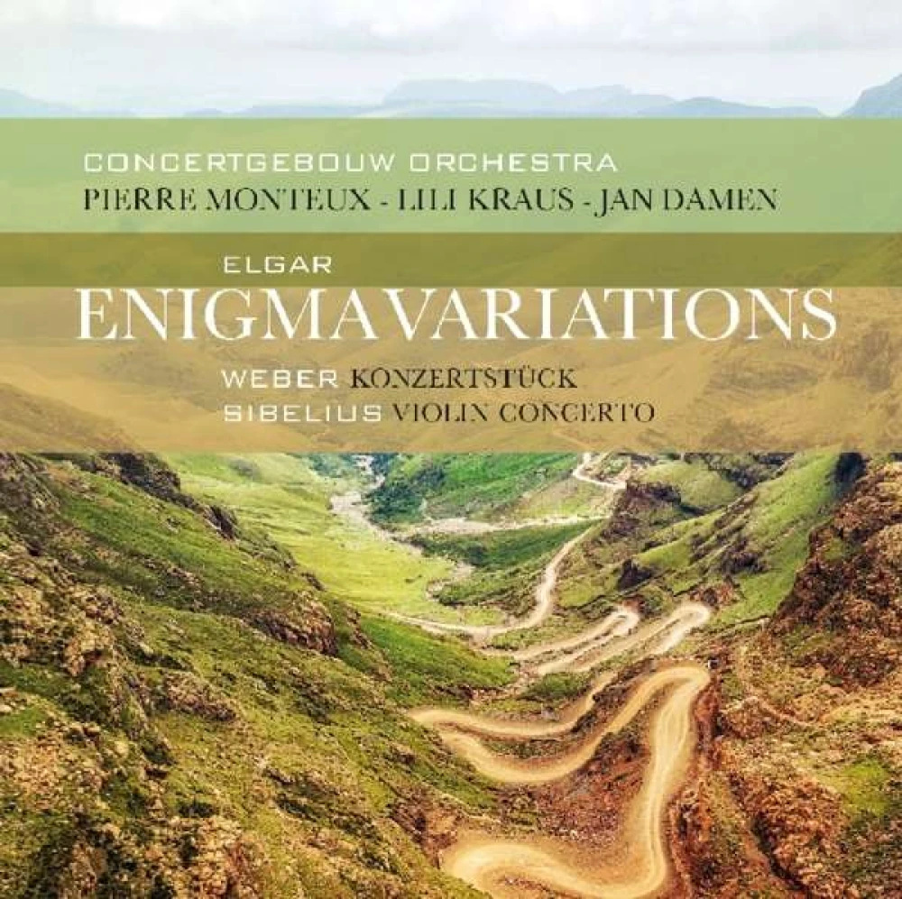 CD Shop - ENIGMA VARIATIONS Konzertstück / Violin Concerto By Elgar / Weber / Sibelius