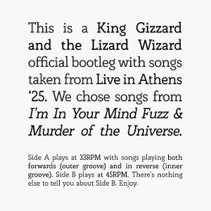 CD Shop - KING GIZZARD & THE LIZARD WIZARD SONGS FROM I\