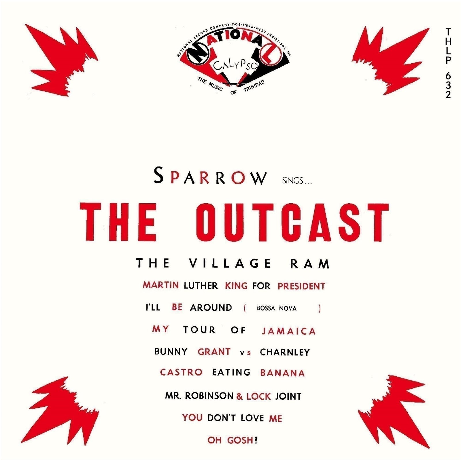 CD Shop - MIGHTY SPARROW OUTCAST
