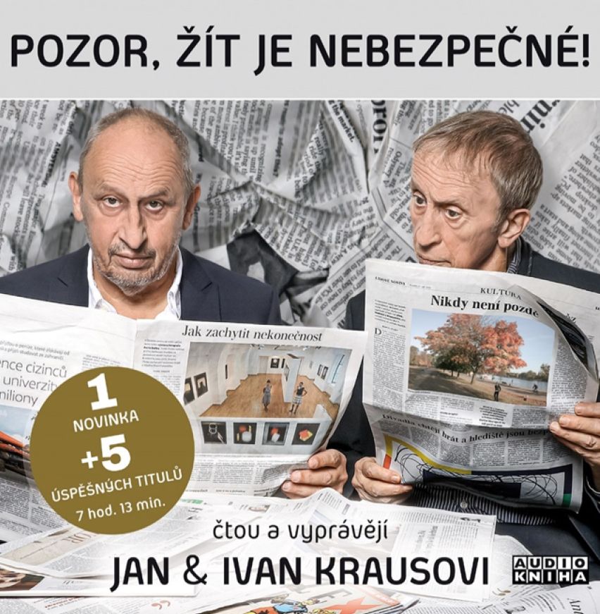 CD Shop - KRAUS JAN, KRAUS IVAN KRAUS: POZOR, ZIT JE NEBEZPECNE! (KOMPLET 6 AUDIOKNIH) (MP3-CD)