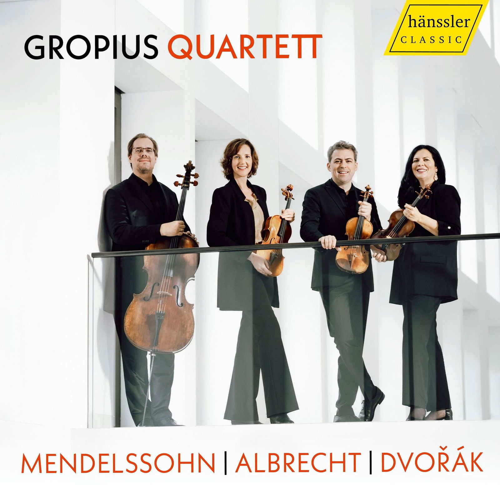 CD Shop - GROPIUS QUARTETT MENDELSSOHN / ALBRECHT...