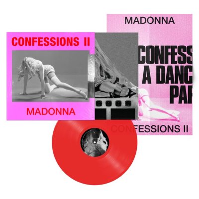 CD Shop - MADONNA CONFESSIONS II (1LP STANDARD, TRANSCULENT RED VINYL)
