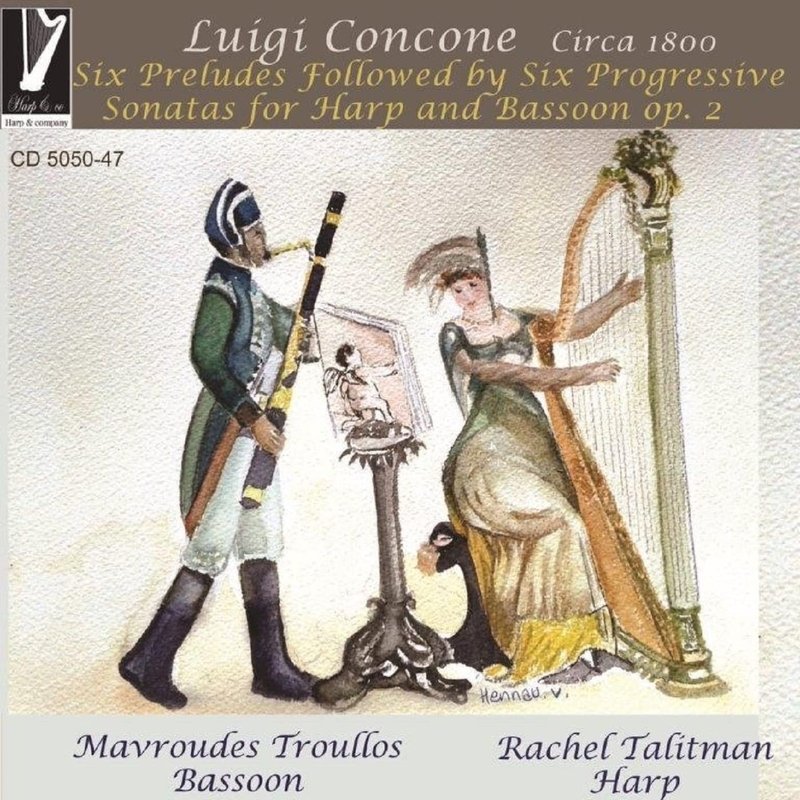 CD Shop - RACHEL & MAVROUDES TROULLOS TALITMAN CONCONE LUIGI: SIX PRE...
