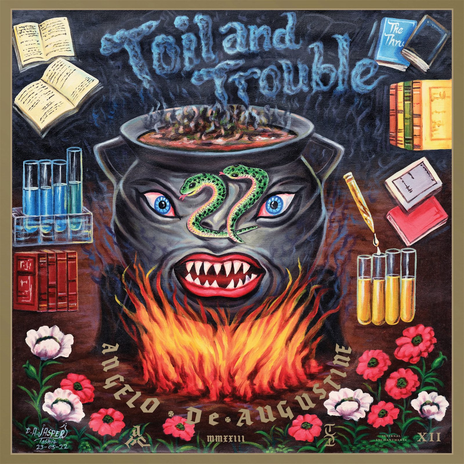 CD Shop - ANGELO DE AUGUSTINE TOIL AND TROUBLE