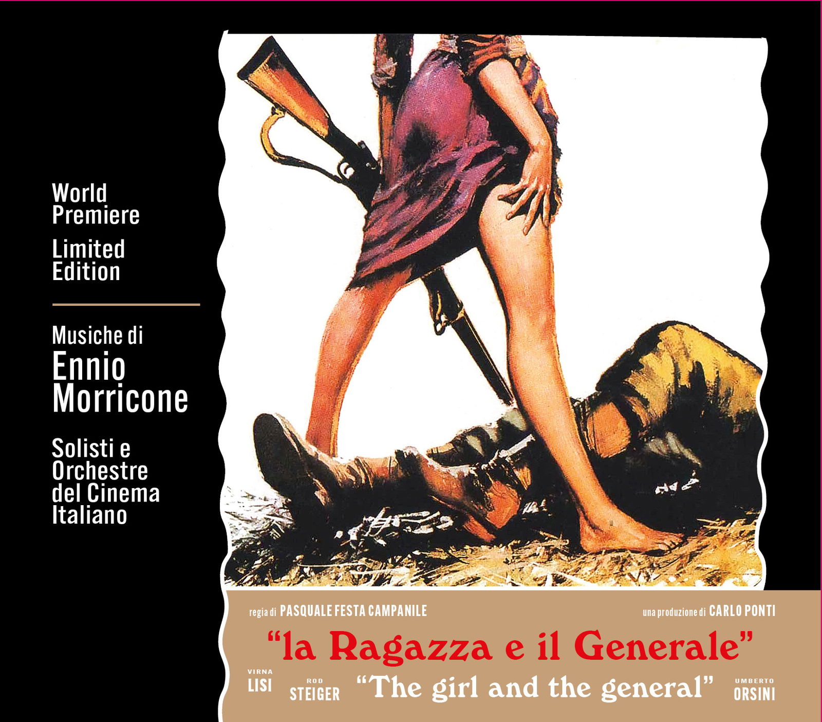 CD Shop - ENNIO MORRICONE,SOLISTI & ORCHESTRE DEL CINEMA ITALIANO LA RAGAZZA E IL GENERALE