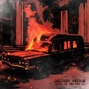 CD Shop - LEATHER HEARSE BURN IN HEAVEN / DECAL...