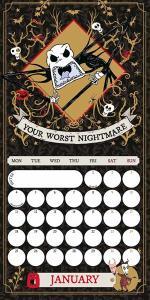 CD Shop - MOVIE Nightmare Before Christmas Calendar 2027 (LP Sized Calendar)